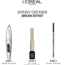 L'Oreal L'Oréal Paris Brow Artist Skinny Definer 105 Brunette Ultradun Wenkbrauwpotlood Clearance