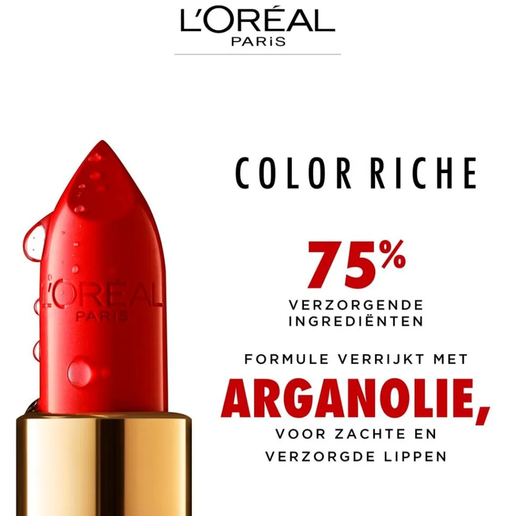 L'Oreal L’Oréal Paris Color Riche 345 Cristal Cerise Satin Lippenstift Best