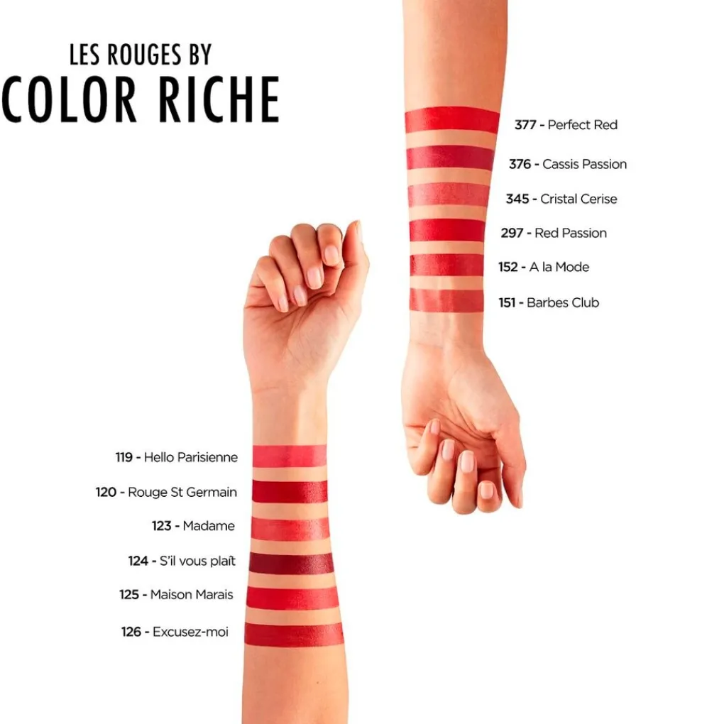 L'Oreal L’Oréal Paris Color Riche 345 Cristal Cerise Satin Lippenstift Best