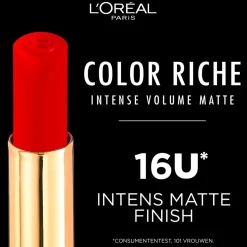 L'Oreal L'Oréal Paris Color Riche Volume Matte 480 Plum Dominant Intense Lippenstift New