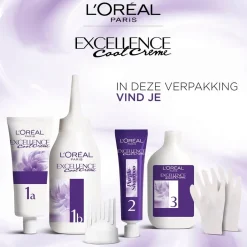 Excellence L'Oréal Paris Cool Crème 7.11 Ultra As Middenblond Permanente Haarkleuring Online