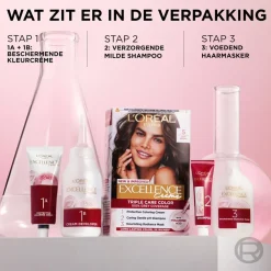 Excellence L'Oréal Paris Crème 4 Middenbruin Permanente Haarverf