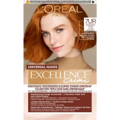 Excellence L'Oréal Paris Creme Universal Nudes 7UR Universeel Koper Haarkleuring Discount