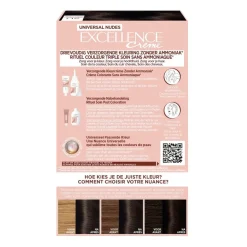 Excellence L'Oréal Paris Crème Universal Nudes 2U Zeer Donkerbruin Permanente Haarkleuring New