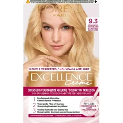 Excellence L'Oréal Paris Crème 9.3 Zeer Licht Goudblond Permanente Haarverf Sale