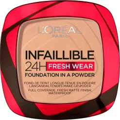 L'Oreal L'Oréal Paris Infaillible 24H Fresh Wear 120 Vanille Foundation in a Powder Hot