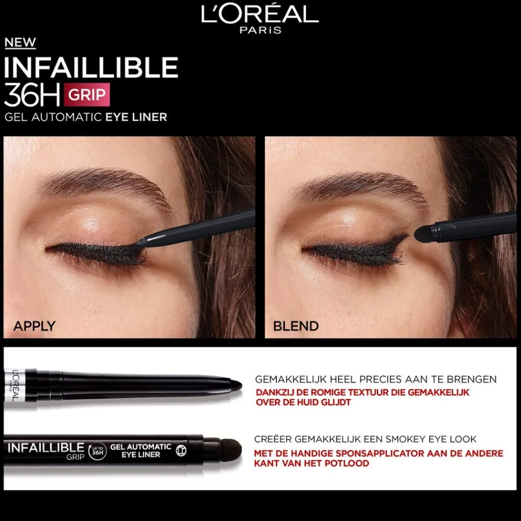 L'Oreal L'Oréal Paris Infaillible 36H Grip Gel Automatic Intense Black Eyeliner Discount