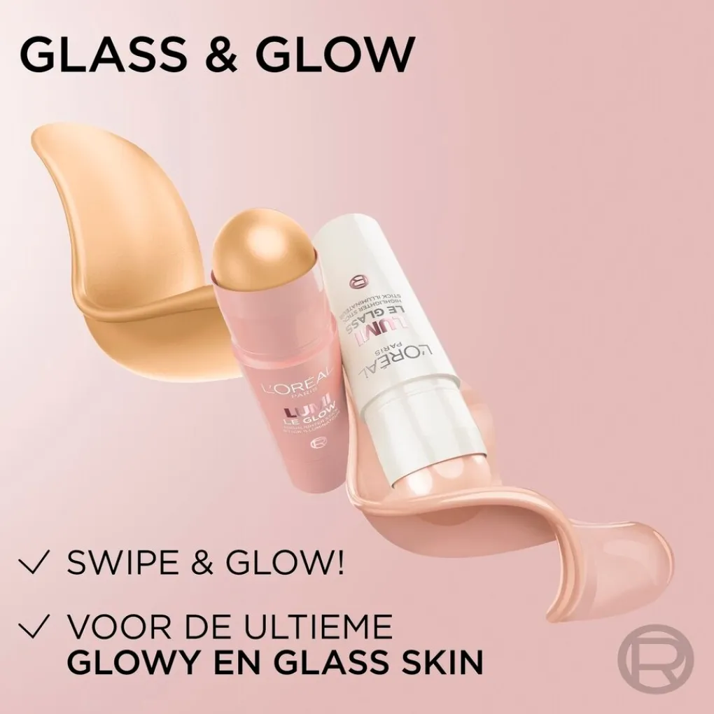 L'Oreal L'Oréal Paris Lumi Le Glass 620 Pink Ballet Highlighter Stick Best