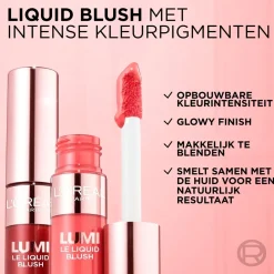 L'Oreal L'Oréal Paris Lumi Le Liquid 635 Worth It Blush Hot