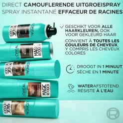 Magic Retouch L'Oréal Paris Donkerbruin Camouflerende Uitgroeispray Sale