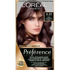 Preference L'Oréal Paris Préférence 5.21 Koel Lichtbruin Permanente Haarkleuring
