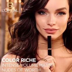 L'Oreal Paris Color Riche Intense Volume 635 Worth It Medium Matte Lippenstift Clearance