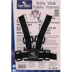 Lorelli Safety Harness Black & White Kinderstoel Tuigje met Looplijn Sale