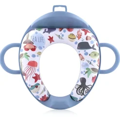 Lorelli Soft Training Seat Blue Sea Toiletverkleiner met Rugleuning Best