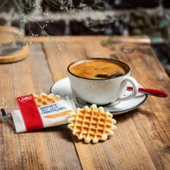 Lotus koekjesmix - Krokante wafels vanille & chocolade - 30 stuks in herbruikbare box Clearance