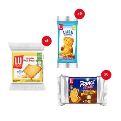 LU Festival koekjesdoos - Mix van Prince Pocket, Véritable Petit Beurre en Choco Beertjes Clearance