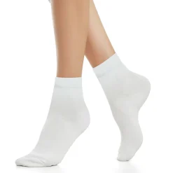 Lucovitaal Bamboe Sokken Lang Wit Clearance