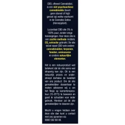 Lucovitaal CBD 5% Olie Hot