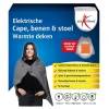 Lucovitaal Elektrische Cape, benen & stoel Warmte deken New