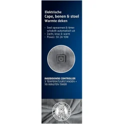 Lucovitaal Elektrische Cape, benen & stoel Warmte deken New