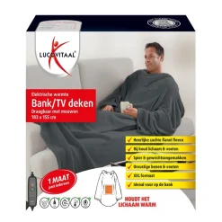 Lucovitaal Elektrische warmte Bank/TV deken New