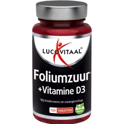 Lucovitaal Foliumzuur + Vitamine D3 Tabletten Hot