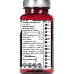 Lucovitaal L-Theanine Omega 3 Capsules New