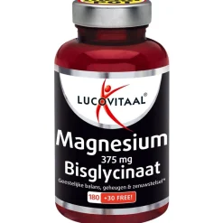 Lucovitaal Magnesium 375mg Bisglycinaat Tabletten New