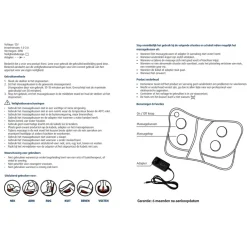 Lucovitaal Shiatsu Massage Kussen Outlet