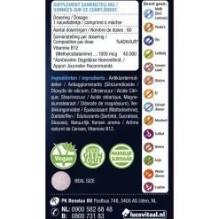 Lucovitaal Vitamine B12 1000mcg Kauwtabletjes Discount