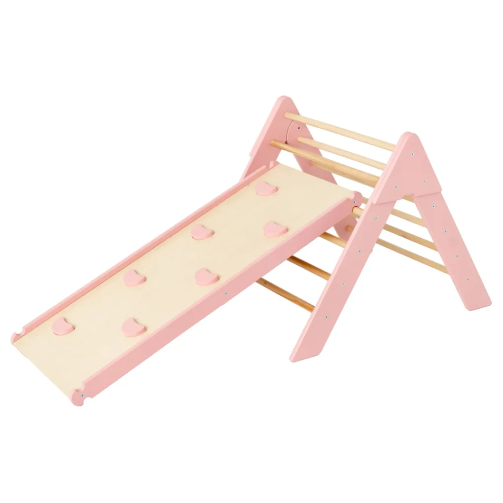 Luna Toys Houten Klimrek met Glijbaan Clearance