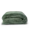 Lunetta Rabbit Fur Plaid Florence - green - 130x170cm Best