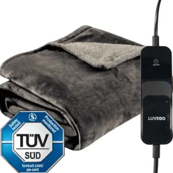 Luvego Elektrische Bovendeken Fleece Warmte deken New