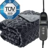 Luvego Elektrische Bovendeken Warmte deken met Fleece/Sherpa Plaid Outlet
