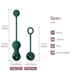 Magic Motion Duo Smart Kegel Vibrator met Gewichtenset Clearance