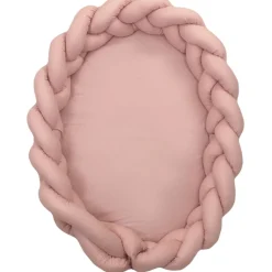 MamaLoes Amy Pure Roze 2-in-1 Babynest en Braided Bedbumper Online