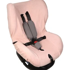 MamaLoes Badstof Light Pink Groep 1+ Autostoelhoes Clearance