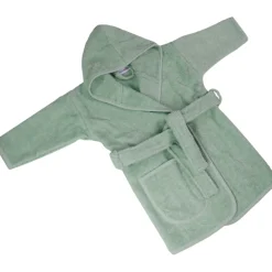 MamaLoes Badstof Stone Green 0-1jr Badjas Best