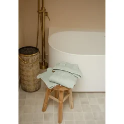 MamaLoes Beer Badstof Stone Green Kinder Badponcho Online