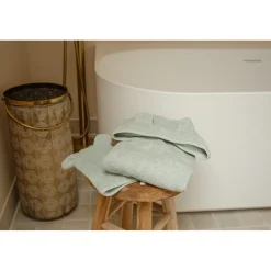 MamaLoes Beer Badstof Stone Green Kinder Badponcho Online