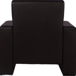 MamaLoes Jamie Zwart Leren Kinderfauteuil Discount
