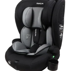 MamaLoes Mick Zwart/Grijs 76-150 cm i-Size Autostoel New
