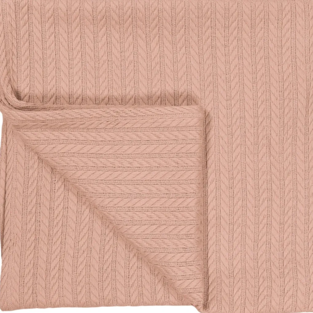 MamaLoes Oudroze 70x100cm Knitted Wiegdeken Online