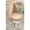 MamaLoes Pure Beige Deluxe Wit Baby Wiegje Outlet