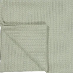 MamaLoes Sage Groen 70x100cm Knitted Wiegdeken Online
