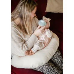 MamaLoes Soft Cotton Groen Medium Voedingskussen Sale