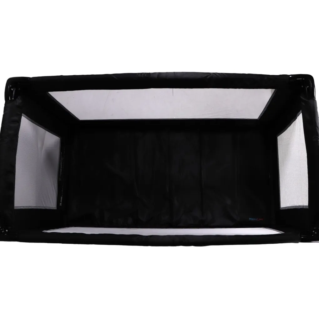 MamaLoes Soof Zwart Campingbed Best