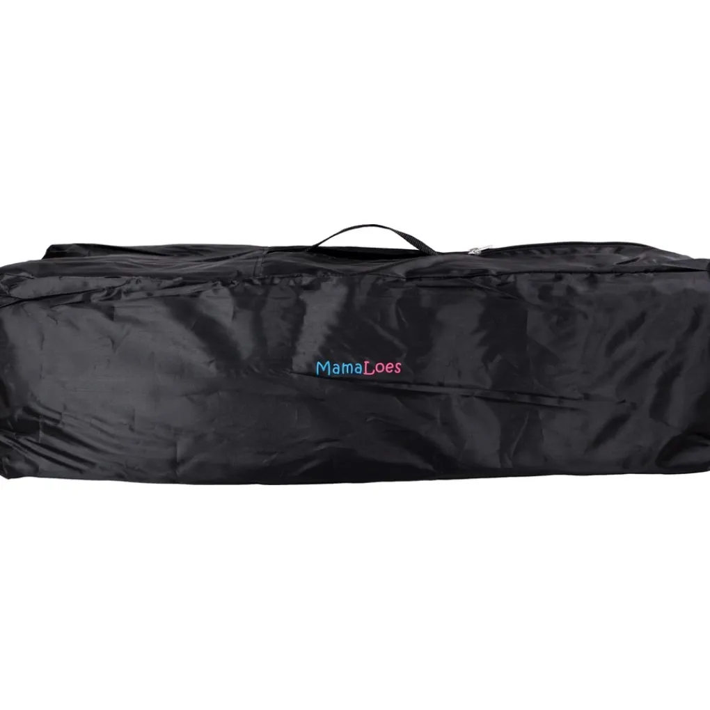 MamaLoes Soof Zwart Campingbed Best