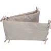 MamaLoes Velours Rib Beige 30 x 180 cm Bedbumper Clearance