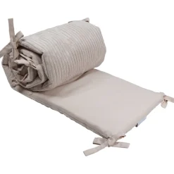 MamaLoes Velours Rib Beige 30 x 180 cm Bedbumper Clearance